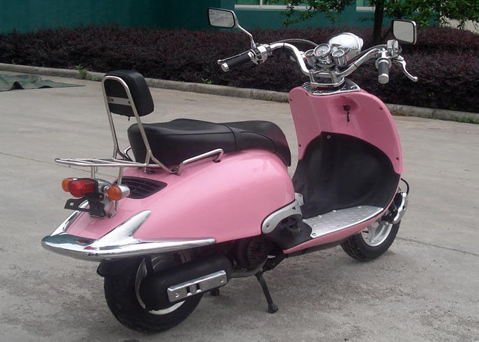 Màu hồng dành cho người lớn 50cc Xe đạp mô tô 2 chỗ Xe đạp mini dành cho nữ