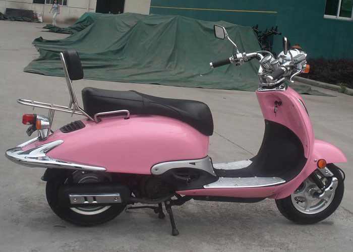 Màu hồng dành cho người lớn 50cc Xe đạp mô tô 2 chỗ Xe đạp mini dành cho nữ