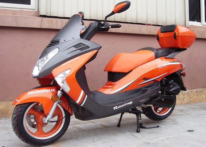 Đèn pha V 150cc Gas Scooter, Xe tay ga chạy bằng khí với 2 gương chiếu hậu