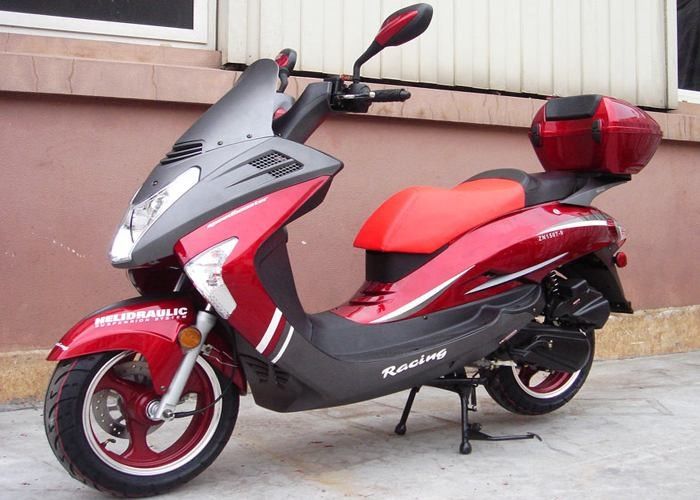 Đèn pha V 150cc Gas Scooter, Xe tay ga chạy bằng khí với 2 gương chiếu hậu
