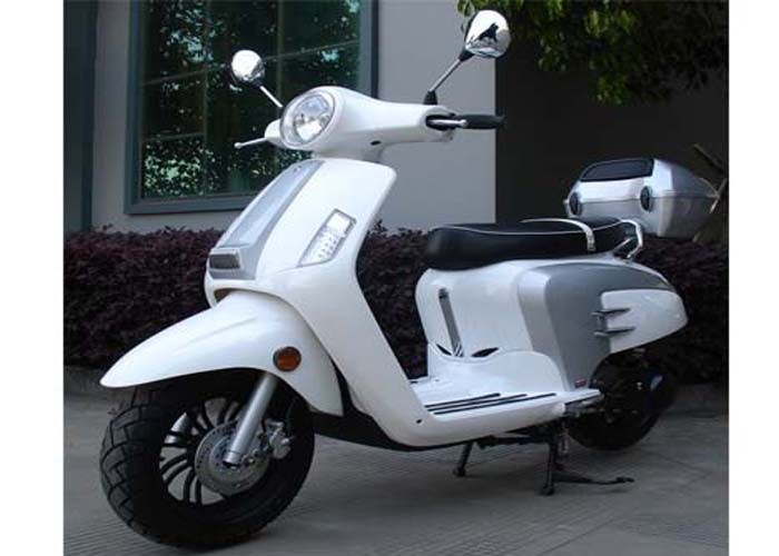 Chu kỳ đèn pha xe máy dành cho người lớn 150cc với hai gương chiếu hậu tự động