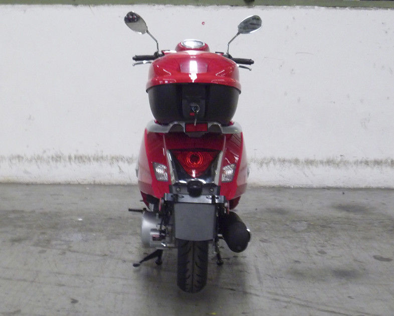 Hình dạng đẹp Xe tay ga dành cho người lớn Xe tay ga màu đỏ 150cc Lady với Gương chiếu hậu