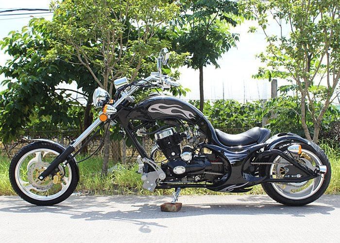 Tốc độ nhanh 250cc Chopper Xe máy Harley Chopper Xe máy Bốn màu với hai bánh
