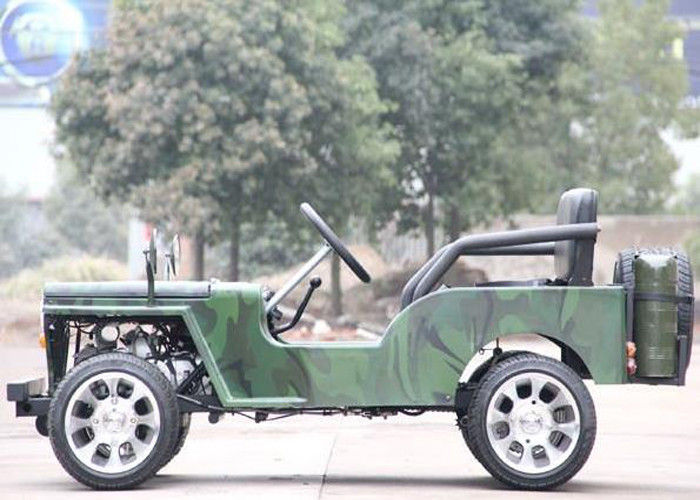 Máy làm mát không khí 125cc Buggy Go Kart với 1 hộp dầu / 2 ghế da thật