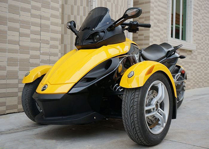 1000cc Can Am 3 Wheel Motorcycle, V - Twin 2 Front Wheel Motorcycle Liquid Cooled