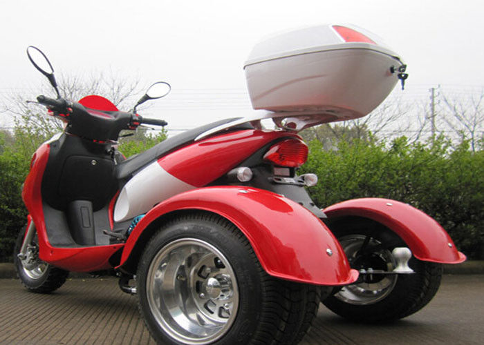 50cc Tri Wheel Motorcycle Air làm mát bằng xi lanh đơn Bốn thì SOHC với hộp lớn phía sau