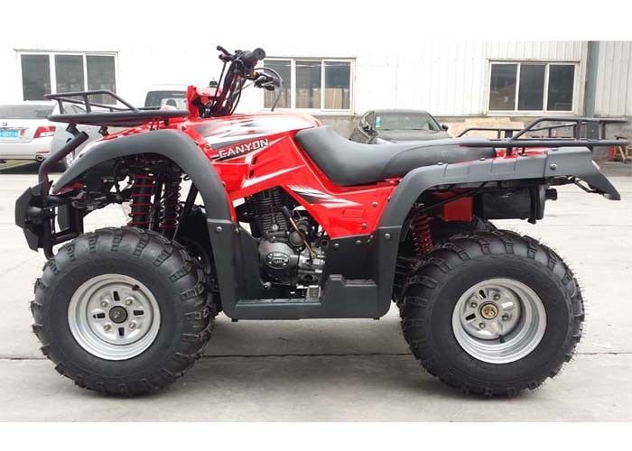 260cc Điện Bắt đầu Bốn bánh ATV Trục Lái xe Đỏ Bốn bánh sau