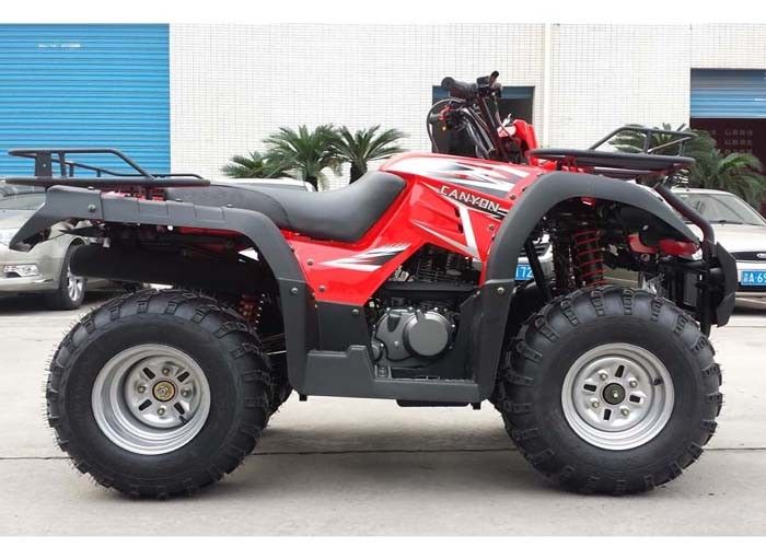 260cc Điện Bắt đầu Bốn bánh ATV Trục Lái xe Đỏ Bốn bánh sau