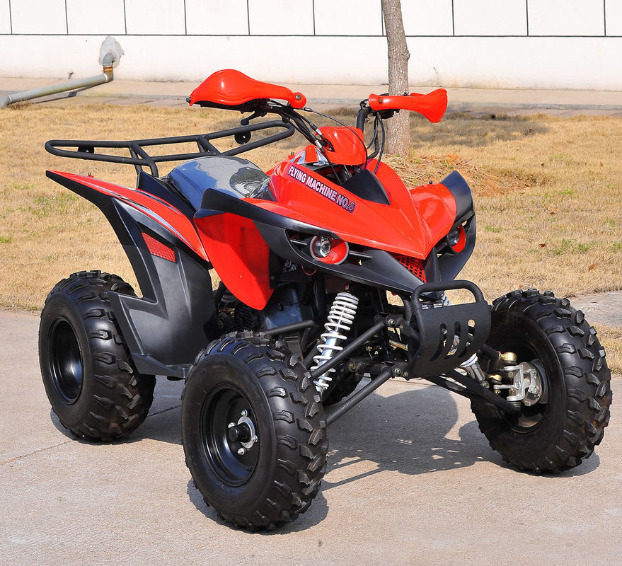 Đua xe một chỗ Thanh niên ATV 200CC Đỏ 4 X 4 Side Atv Xe tiện ích