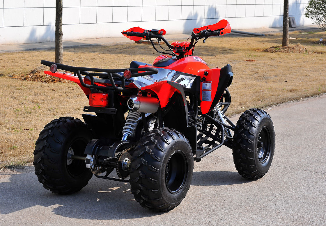 Đua xe một chỗ Thanh niên ATV 200CC Đỏ 4 X 4 Side Atv Xe tiện ích