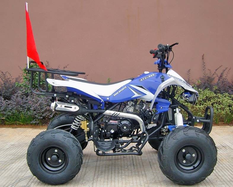 Phanh đĩa trước / sau Bốn bánh cho người lớn, 110cc Bốn bánh khởi động bằng điện