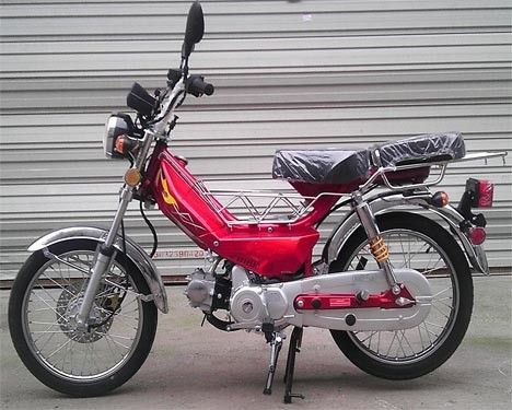 50CC CDI Kick Start Gas Powered Xe máy Đĩa trước / Phanh sau trống Làm mát bằng không khí