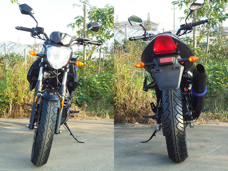 Máy làm mát không khí cao cấp Mô-tơ 250cc Xe máy xi lanh đơn có đèn tín hiệu