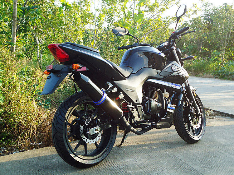 Máy làm mát không khí cao cấp Mô-tơ 250cc Xe máy xi lanh đơn có đèn tín hiệu