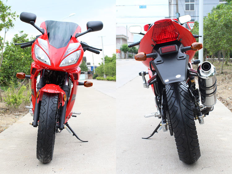 Xe đạp đường phố xi lanh đơn 4 thì làm mát bằng không khí, Hình dạng thông minh Xe máy thể thao 250cc