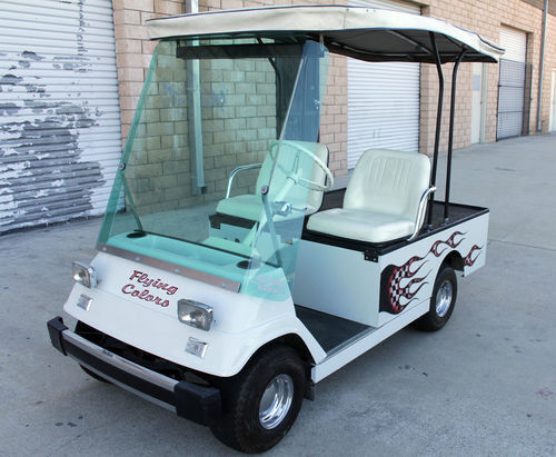 Xe golf 2 chỗ ngồi Xe điện 150cc Easy Go Golf Giỏ hàng Bốn thì xi lanh đơn Không khí làm mát