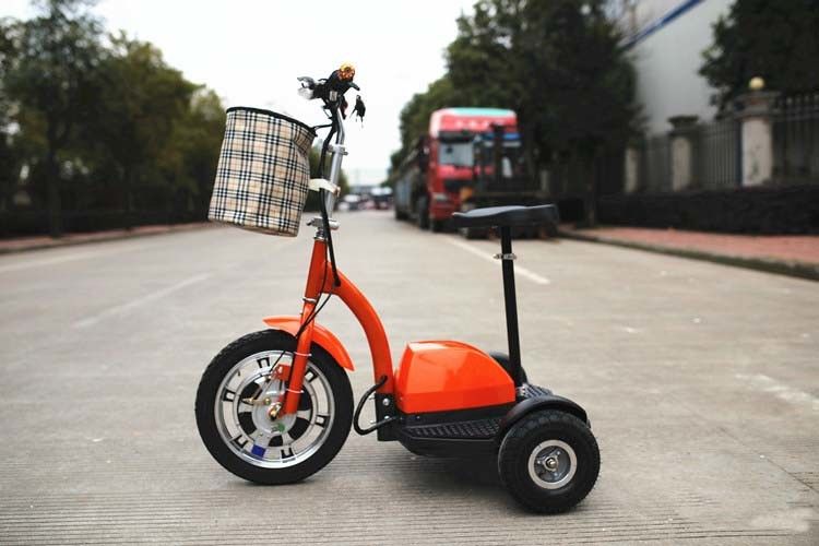 Phanh tay 350w Xe đạp điện 25 km / H với động cơ DC chải nam châm vĩnh cửu