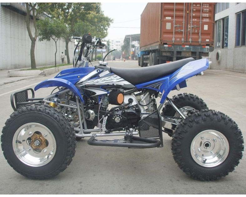 Kích thước đầy đủ 125cc Racing Quad 6.5kw, Bốn bánh 4 x 4 ly hợp dầu làm mát bằng tay