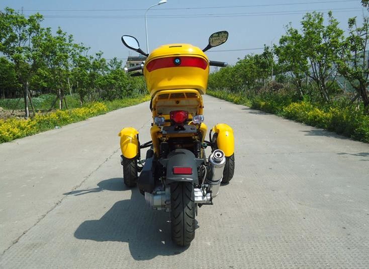 Xe máy loại ngang Tri Wheel 50cc 3 bánh Trike Scooter 4 Stroke