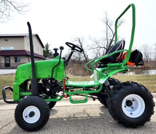 Máy kéo trang trại mini với xe golf một người 125cc đảo ngược Xe jeep hoàn toàn tự động với đèn Hitch