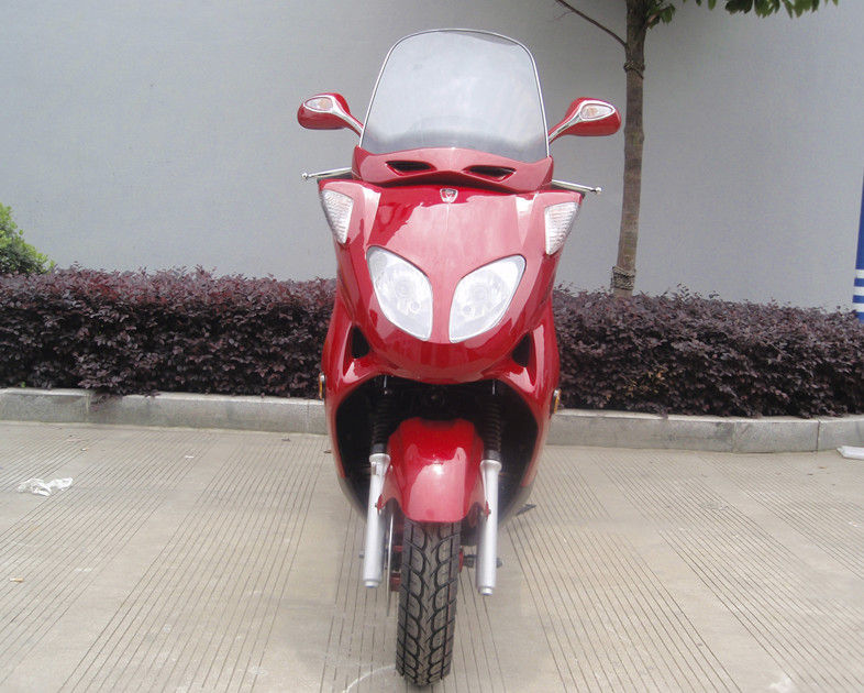 Hai đèn pha Xe tay ga dành cho người lớn màu xanh, Xe tay ga 150cc có da thật 2 chỗ