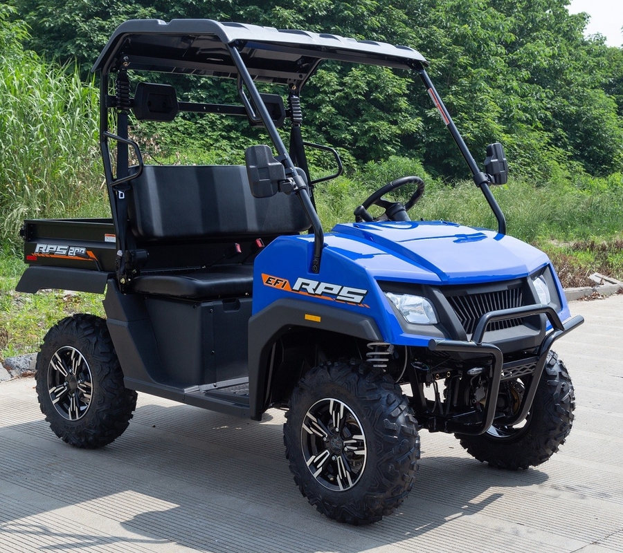 200CC EFI Utv Đơn xi lanh Bốn nhịp, trục cân bằng với mái cứng ngắn (Dump Bed)