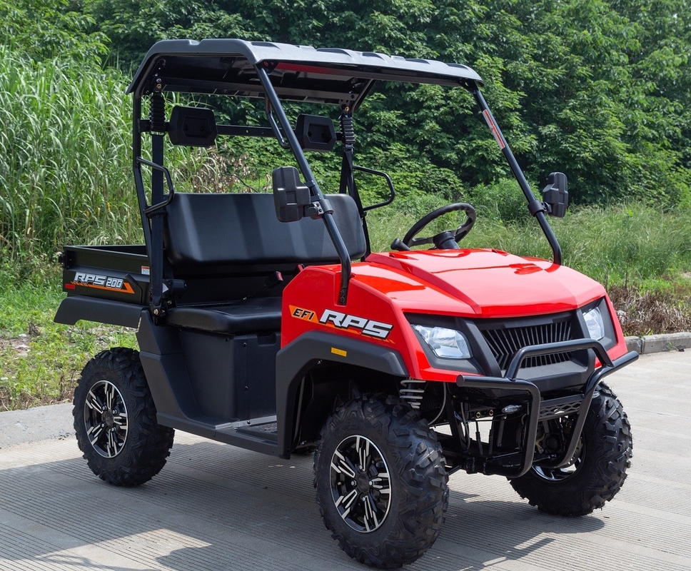 200CC EFI Utv Đơn xi lanh Bốn nhịp, trục cân bằng với mái cứng ngắn (Dump Bed)