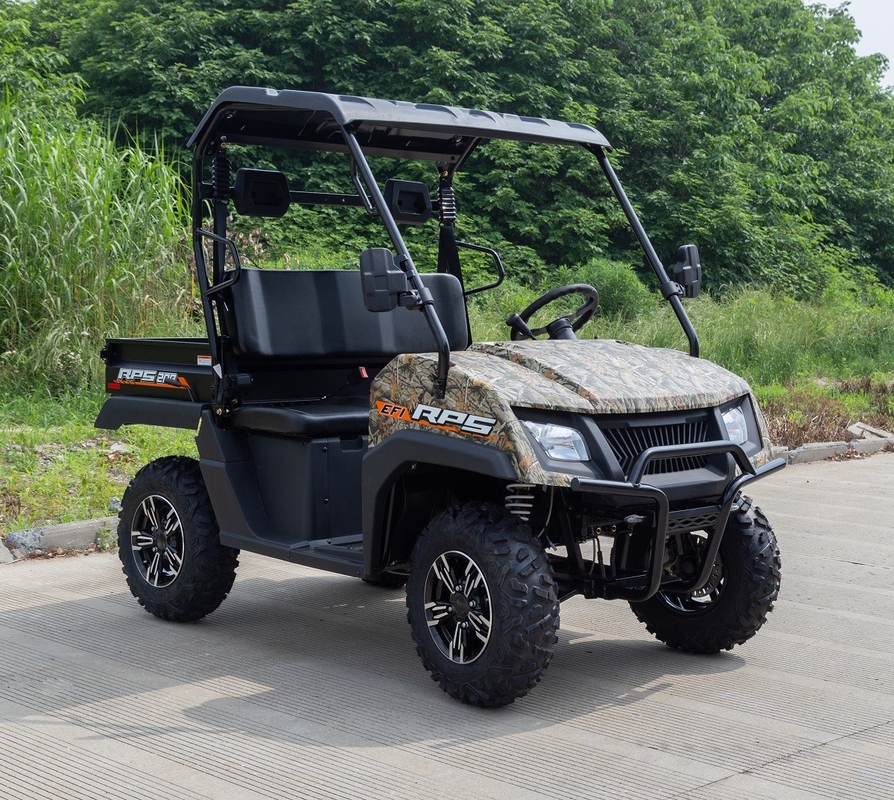 200CC EFI Utv Đơn xi lanh Bốn nhịp, trục cân bằng với mái cứng ngắn (Dump Bed)