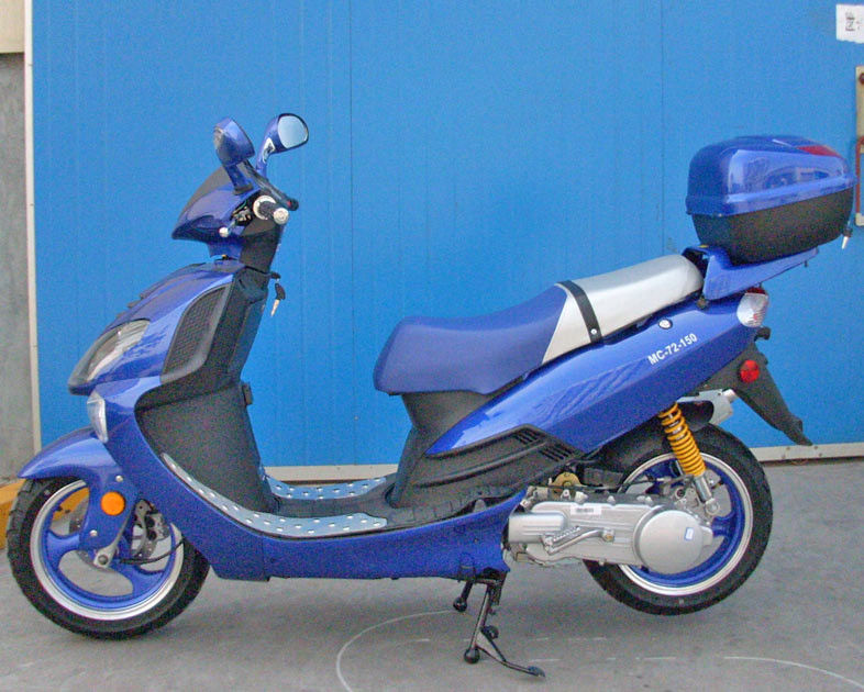 Động cơ 150cc dành cho người lớn Xe tay ga CVT Động cơ làm mát bằng không khí cưỡng bức với công tắc thoát khí