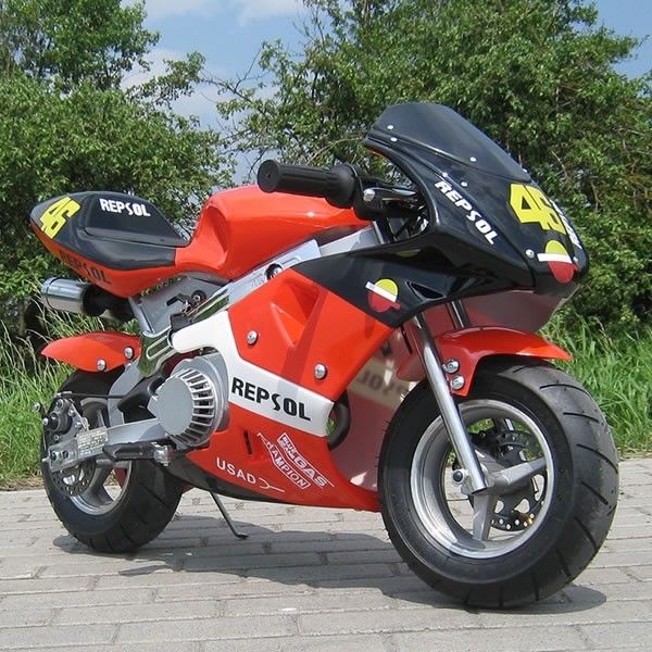 Xe đạp bụi bẩn mini màu đỏ 50cc, khởi động điện Xe đạp bụi bẩn nhỏ với hộp số tự động