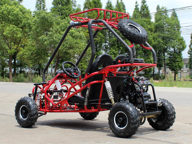 110cc Hoàn toàn tự động Go Kart Buggy làm mát bằng không khí CDI Bắt đầu với phanh đĩa phía sau