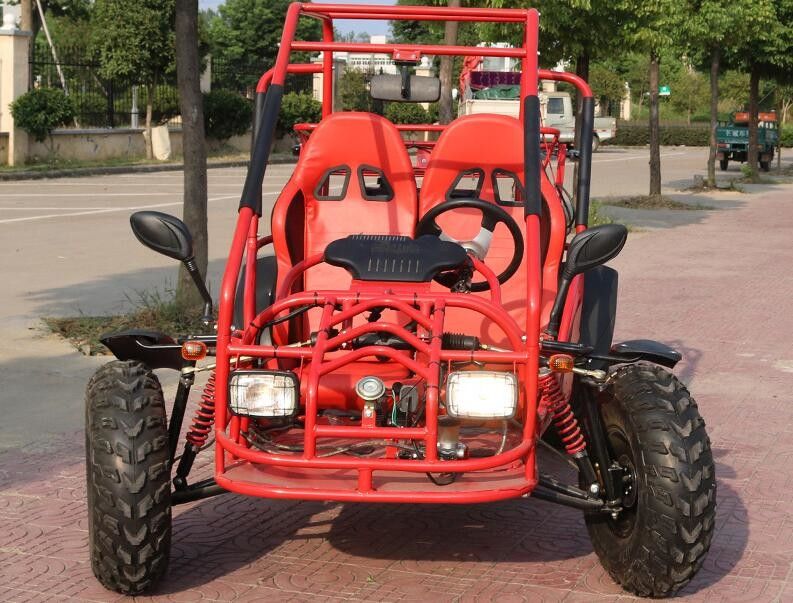 Loại ngang Go Kart Buggy 4 Stroke Air Cool 4 chỗ ngồi trước / sau