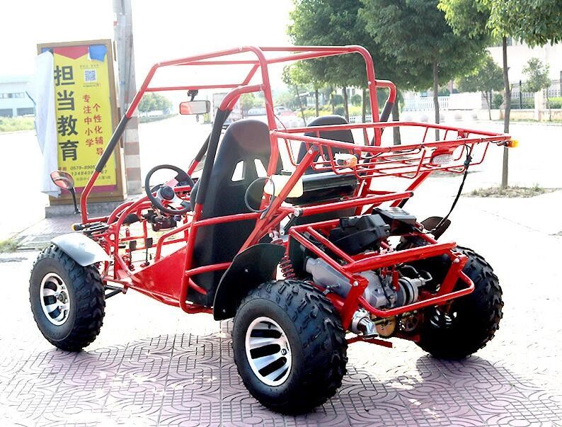 Loại ngang Go Kart Buggy 4 Stroke Air Cool 4 chỗ ngồi trước / sau