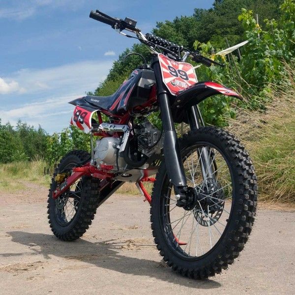 125cc Kích thước trung bình Dirt Bike Xe máy Điện / Khởi động với Ly hợp bằng tay