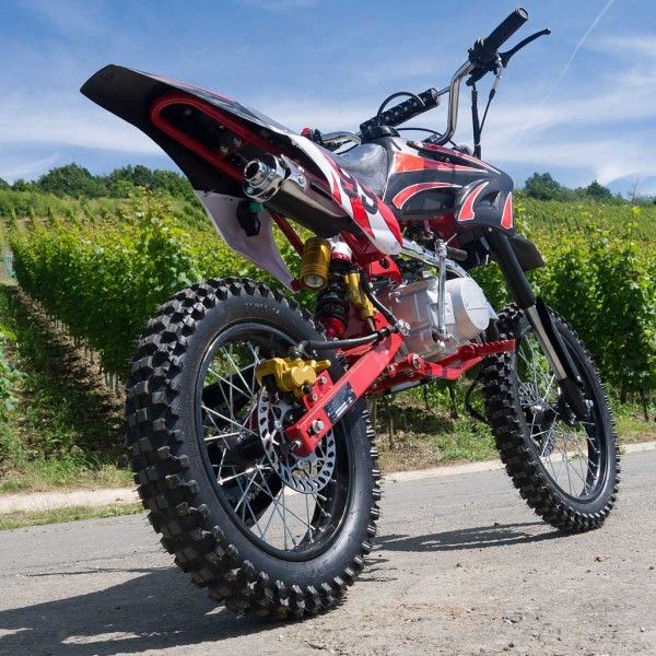 125cc Kích thước trung bình Dirt Bike Xe máy Điện / Khởi động với Ly hợp bằng tay