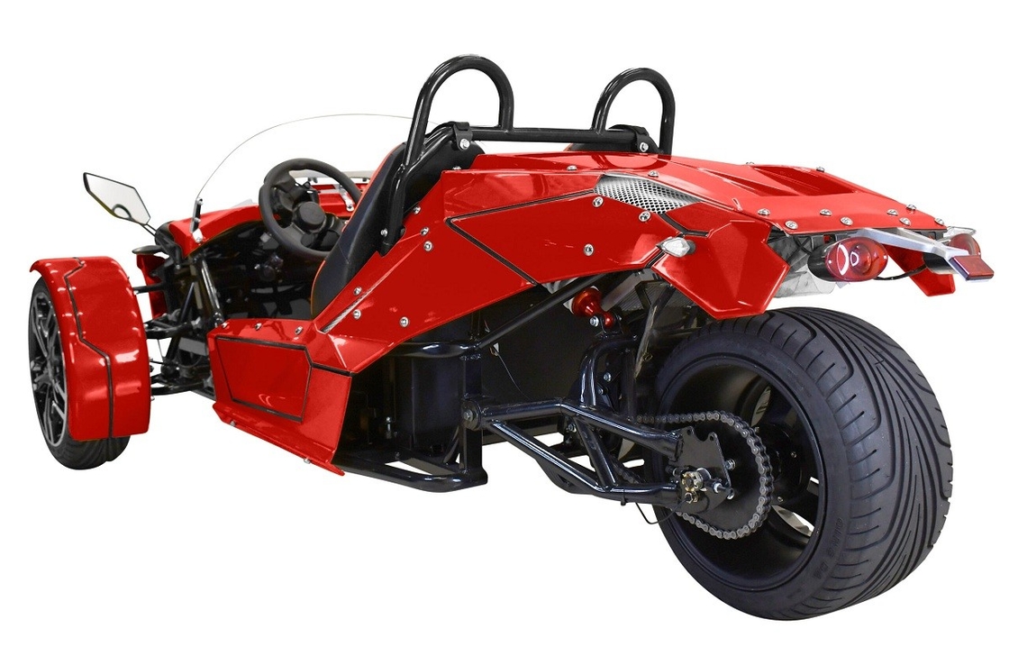 Xe máy ba bánh E-Spider 72V Trike mạnh mẽ 3000w Mid Drive động cơ với pin lithium