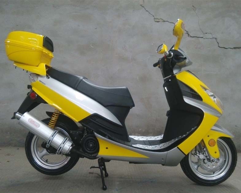 Eletric / Kick Start 150CC Xy lanh đơn 4 động cơ Xe tay ga có phanh đĩa trước