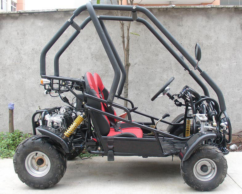 Nhỏ 3 tốc độ 110cc Go Kart Buggy Hai chỗ ngồi với CDI Electirc Start