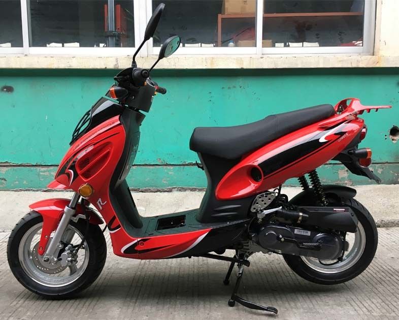 50cc CVT Buộc làm mát bằng không khí Xe đạp mini Xe tay ga Đĩa trước Trống sau