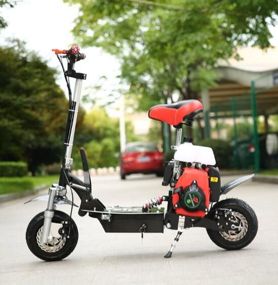 49cc 4 Stroke Mini Motor Xe tay ga thép cường độ cao với lốp khí nén 10 inch