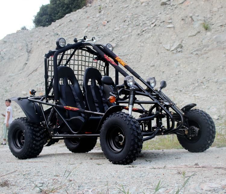 Air Cooled Two Seater Go Kart Electric Start Chain Drive 150cc Kích thước lớn