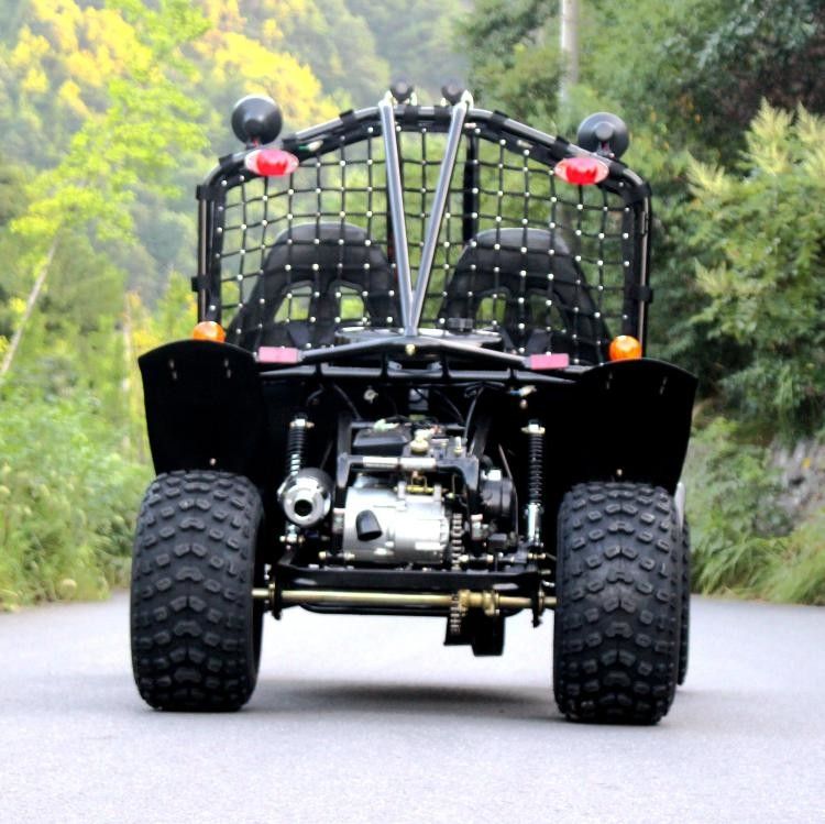 Air Cooled Two Seater Go Kart Electric Start Chain Drive 150cc Kích thước lớn