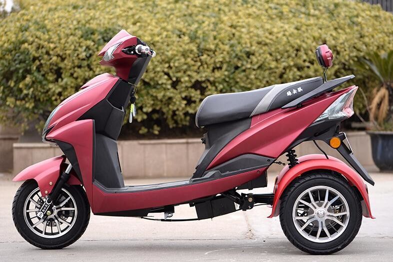 Không xe 3 bánh xe tay ga 60v 800w Tốc độ tối đa 50 - 60km / H