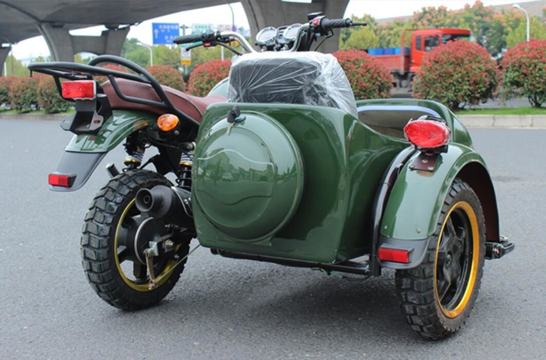 Off Road Side Car Electric 3 Wheel Motorcycle Air Cooled CDI Ignition For Delivery