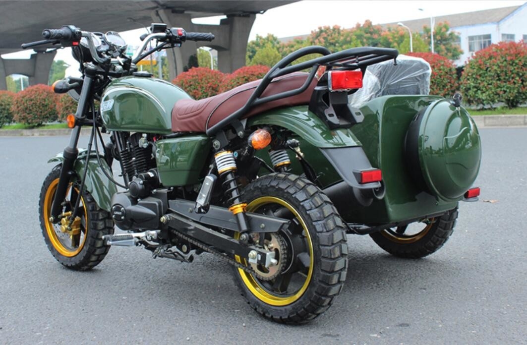 Off Road Side Car Electric 3 Wheel Motorcycle Air Cooled CDI Ignition For Delivery