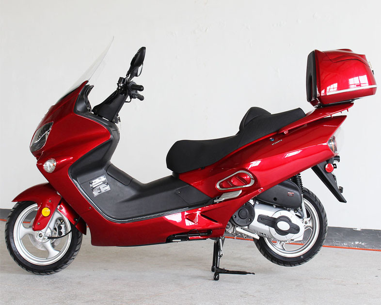 300cc 1 xi lanh 4 Stroke dành cho người lớn Xe máy tay ga Chất lỏng mát đai truyền động Đĩa trước / Đĩa sau