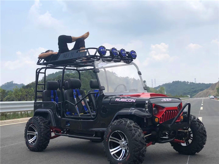 Xe 4 chỗ ngồi Kart Buggy dành cho người lớn Toyota Jeep Go Kart 300cc với hộp số tự động