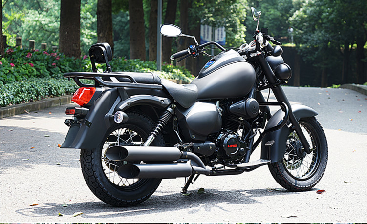 115km / H Tốc độ tối đa 250cc Chopper Xe máy Bình nhiên liệu 12L cho đường rừng