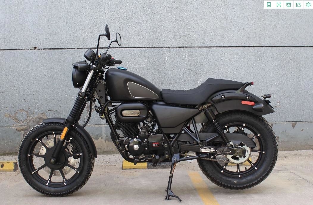 Xi lanh đơn Làm mát bằng không khí Xe máy Chopper 250cc 4 thì Kiểu nằm ngang