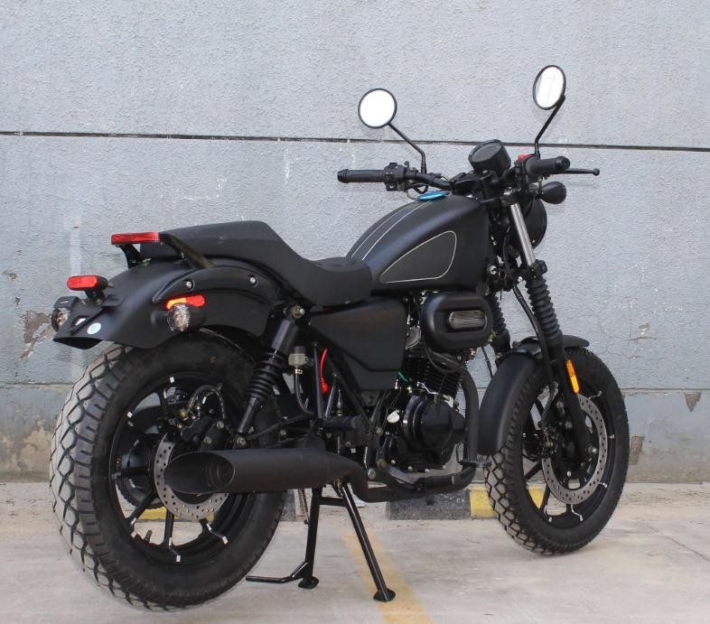 Xi lanh đơn Làm mát bằng không khí Xe máy Chopper 250cc 4 thì Kiểu nằm ngang